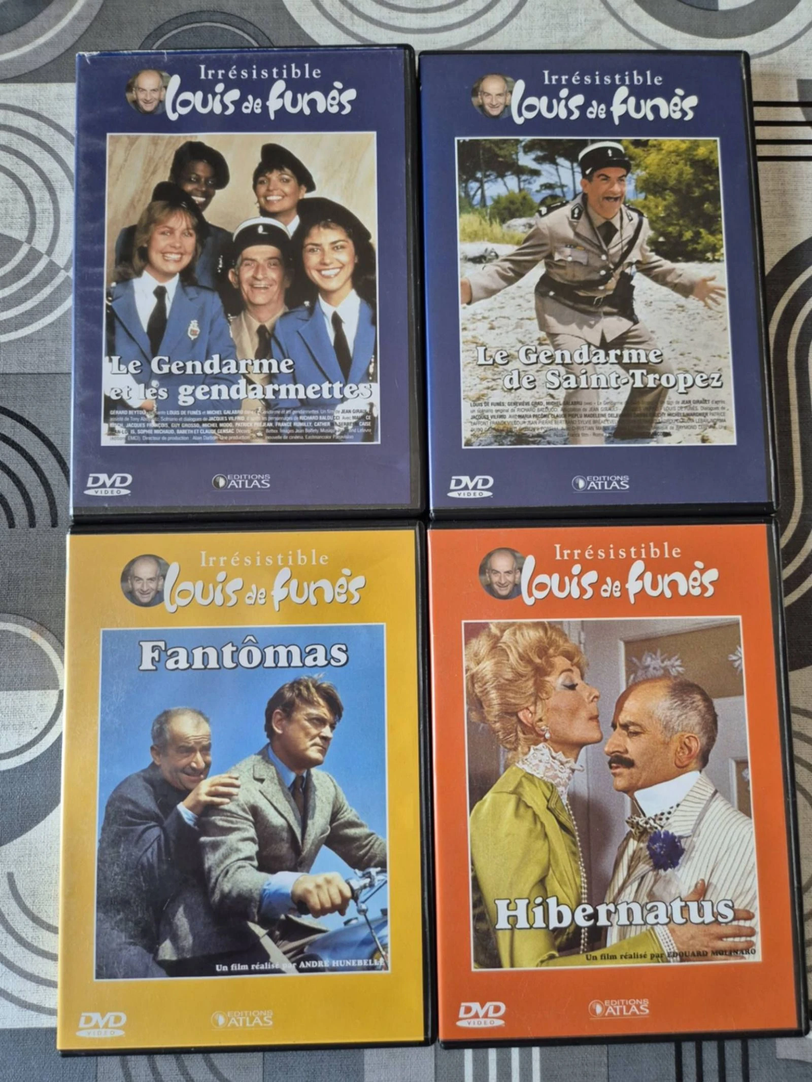 Lot 4 dvd Louis de Funès